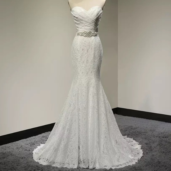 TODAY SALE ❤️LINED MERMAID WEDDING DRESS - Picture 3 of 8